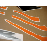 SUZUKI HAYABUSA 2008 - DARK BLUE VERSION DECALS