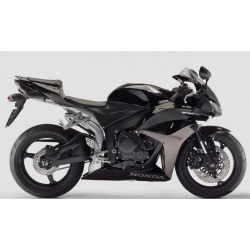 Honda CBR 600RR 2007 - BLACK/GREY VERSION DECALS
