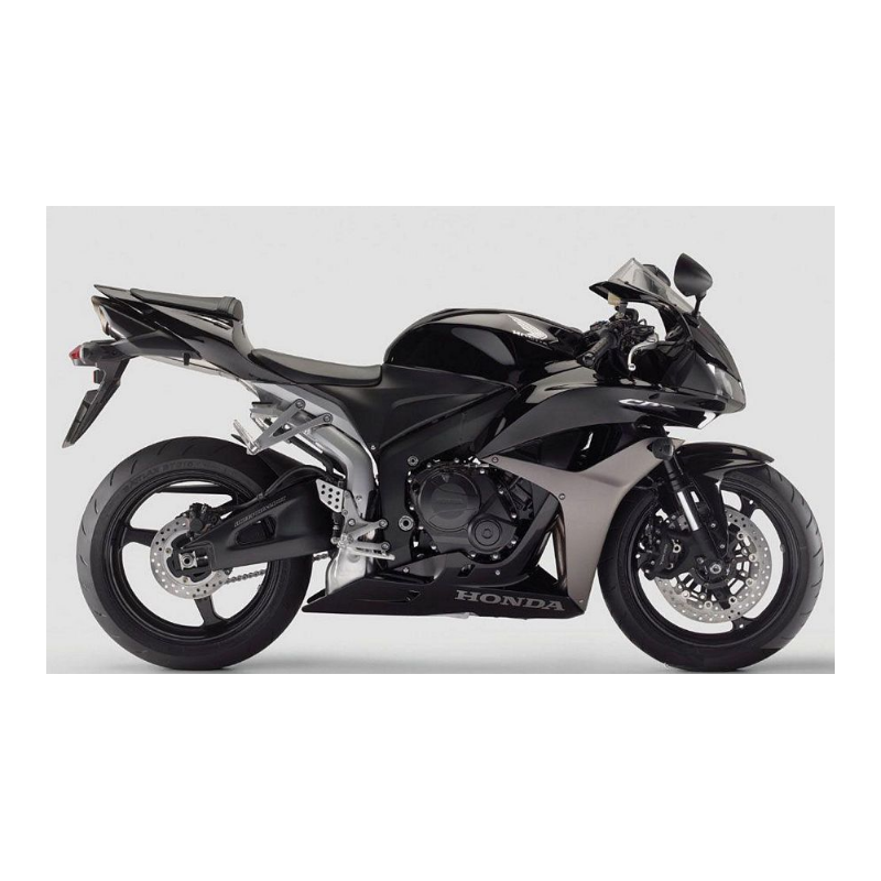 Honda CBR 600RR 2007 - BLACK/GREY VERSION DECALS