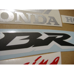 Honda CBR 600RR 2007 - BLACK/GREY VERSION DECALS