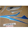 Honda CBR 600RR 2007 - BLUE/SILVER/BLACK VERSION DECALS