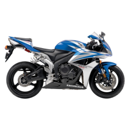 Honda CBR 600RR 2007 - BLUE/SILVER/BLACK VERSION DECALS