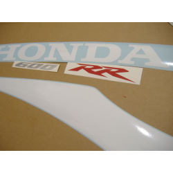Honda CBR 600RR 2007 - BLUE/WHITE VERSION DECALS