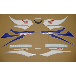 Honda CBR 600RR 2007 - BLUE/WHITE VERSION DECALS