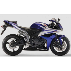 SUZUKI HAYABUSA 2008 - DARK BLUE VERSION DECALS