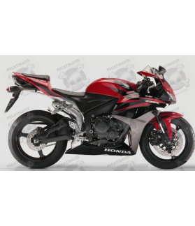 Honda CBR 600RR 2008 - RED VERSION DECALS (Compatible Product)
