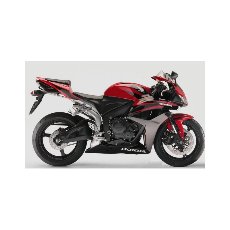 Honda CBR 600RR 2008 - RED VERSION DECALS