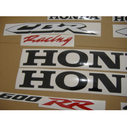 Honda CBR 600RR 2008 - SILVER VERSION DECALS