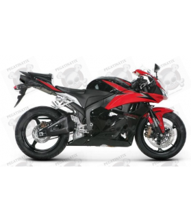 Honda CBR 600RR 2009 - BLACK/RED VERSION DECALS (Compatible Product)