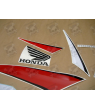 Honda CBR 600RR 2009 - BLACK/WHITE/RED VERSION DECALS