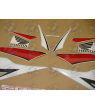 Honda CBR 600RR 2009 - BLACK/WHITE/RED VERSION DECALS