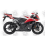 Honda CBR 600RR 2009 - BLACK/WHITE/RED VERSION DECALS (Compatible Product)