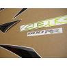 Honda CBR 600RR 2009 - GREEN/BLACK VERSION DECALS