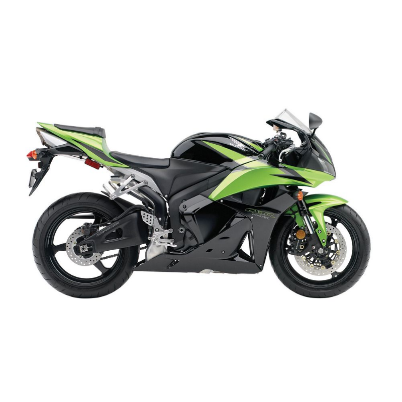 Honda CBR 600RR 2009 - GREEN/BLACK VERSION DECALS