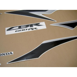 Honda CBR 600RR 2010 - RED/BLACK VERSION DECALS