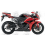 Honda CBR 600RR 2010 - RED/BLACK VERSION DECALS (Produto compatível)