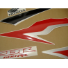 Honda CBR 600RR 2011 - BLACK/RED VERSION DECALS