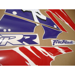SUZUKI HAYABUSA 2008 - DARK BLUE VERSION DECALS