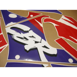 SUZUKI HAYABUSA 2008 - DARK BLUE VERSION DECALS
