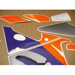Honda CBR 900RR 1993 - BLACK/ORANGE/PURPLE VERSION DECALS