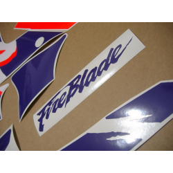 SUZUKI HAYABUSA 2008 - DARK BLUE VERSION DECALS