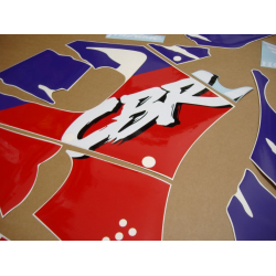 Honda CBR 900RR 1995 - RED/WHITE/PURPLE VERSION DECALS