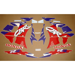 Honda CBR 900RR 1995 - RED/WHITE/PURPLE VERSION DECALS