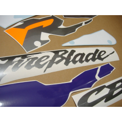 SUZUKI HAYABUSA 2008 - DARK BLUE VERSION DECALS