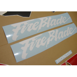 Honda CBR 919RR 1997 - RED/BLACK/WHITE VERSION DECALS