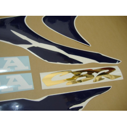 SUZUKI HAYABUSA 2008 - DARK BLUE VERSION DECALS