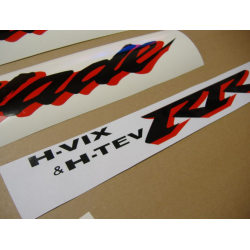 SUZUKI HAYABUSA 2008 - DARK BLUE VERSION DECALS