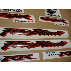 SUZUKI HAYABUSA 2008 - DARK BLUE VERSION DECALS