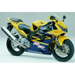 Honda CBR 954RR 2003 - YELLOW/DARK BLUE VERSION DECALS