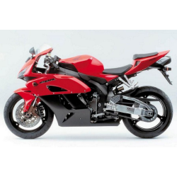Honda CBR 1000RR 2004 - RED/BLACK VERSION DECALS