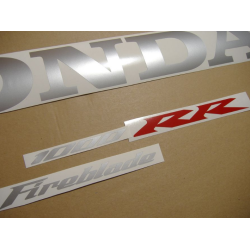 Honda CBR 1000RR 2004 - BLACK VERSION DECALS