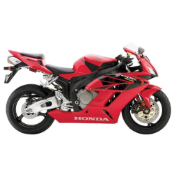 Honda CBR 1000RR 2004 - RED VERSION DECALS