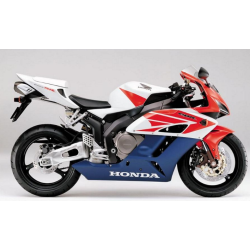 Honda CBR 1000RR 2004 - WHITE/RED/BLUE VERSION DECALS