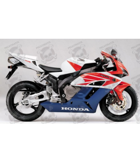 Honda CBR 1000RR 2004 - WHITE/RED/BLUE VERSION DECALS (Compatible Product)