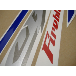 SUZUKI HAYABUSA 2008 - DARK BLUE VERSION DECALS