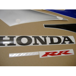 Honda CBR 1000RR 2005 - BLUE/BLACK/SILVER EU VERSION  DECALS