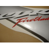 SUZUKI HAYABUSA 2008 - DARK BLUE VERSION DECALS