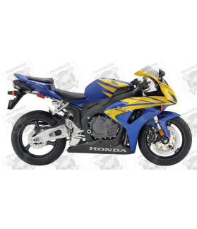 Honda CBR 1000RR 2006 - YELLOW/BLUE VERSION DECALS (Compatible Product)