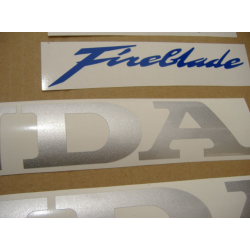 SUZUKI HAYABUSA 2008 - DARK BLUE VERSION DECALS