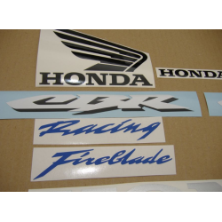 SUZUKI HAYABUSA 2008 - DARK BLUE VERSION DECALS