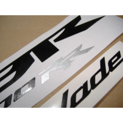 SUZUKI HAYABUSA 2008 - DARK BLUE VERSION DECALS