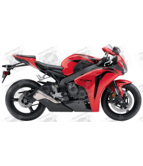 Honda CBR 1000RR 2008 - RED VERSION DECALS (Compatible Product)