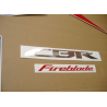 SUZUKI HAYABUSA 2008 - DARK BLUE VERSION DECALS