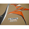 Honda CBR 1000RR 2010 - ORANGE/SILVER VERSION DECALS