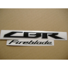 Honda CBR 1000RR 2010 - WHITE/BLACK VERSION DECALS