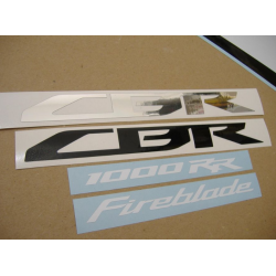 Honda CBR 1000RR 2012 - RED/BLACK/WHITE VERSION DECALS